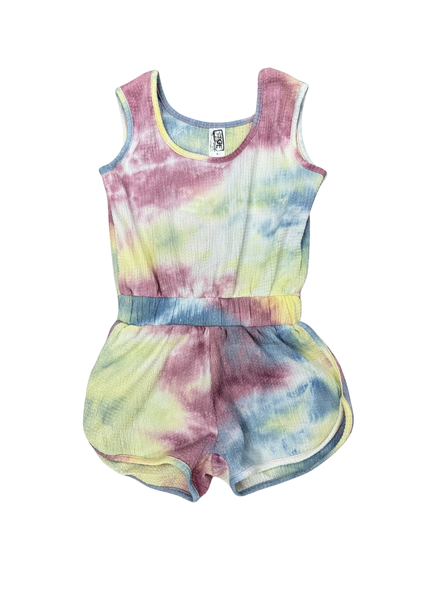 Girls- Erge Tie Dye Knit Romper