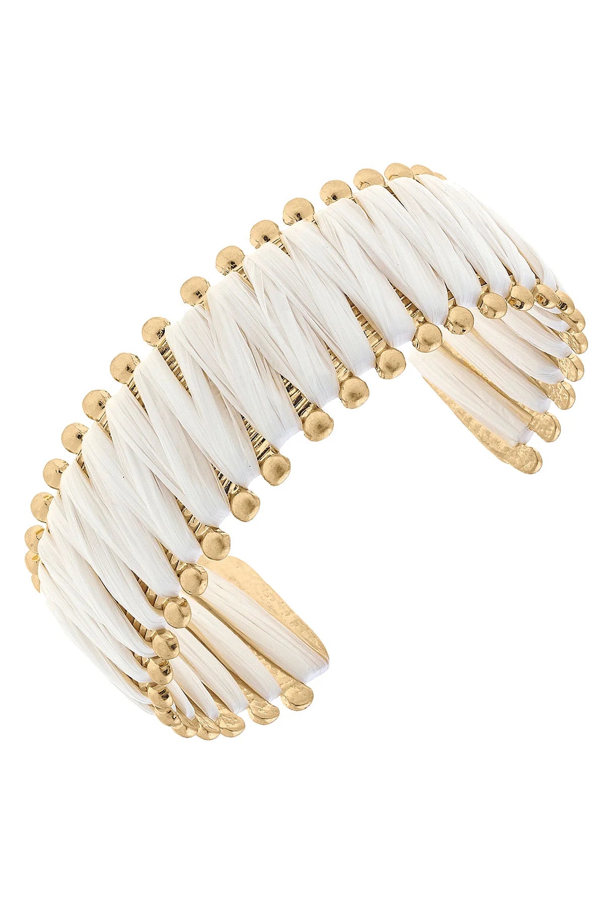 Bracelets- Canvas Raffia Bora Bora Bracelet Raffia Cuff