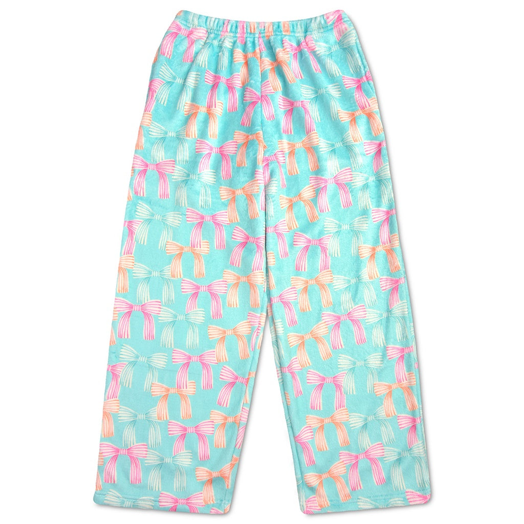 Pajamas- Iscream Beautiful Bows Plush Pants