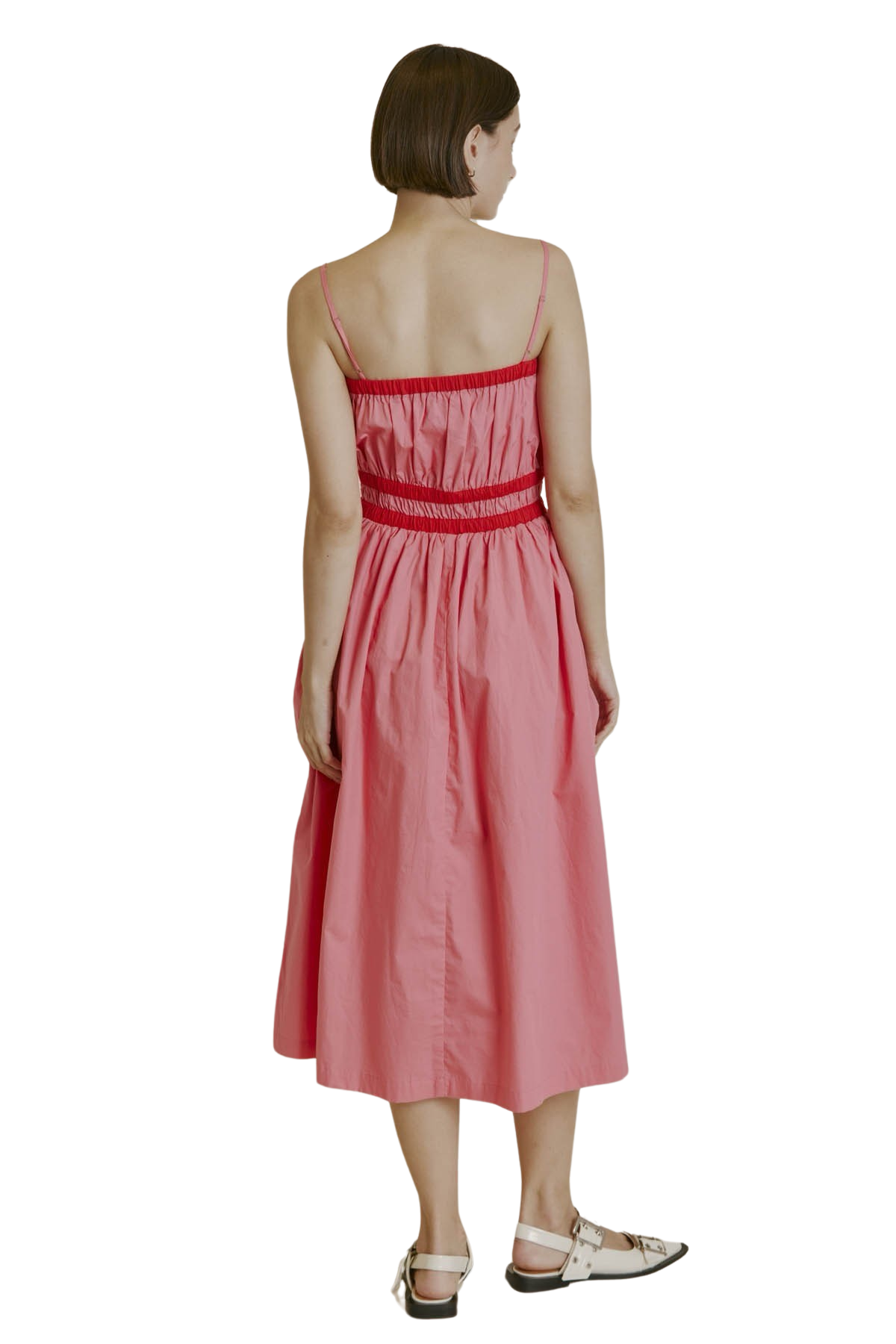 Apparel- Aureum Colorblock Midi Dress