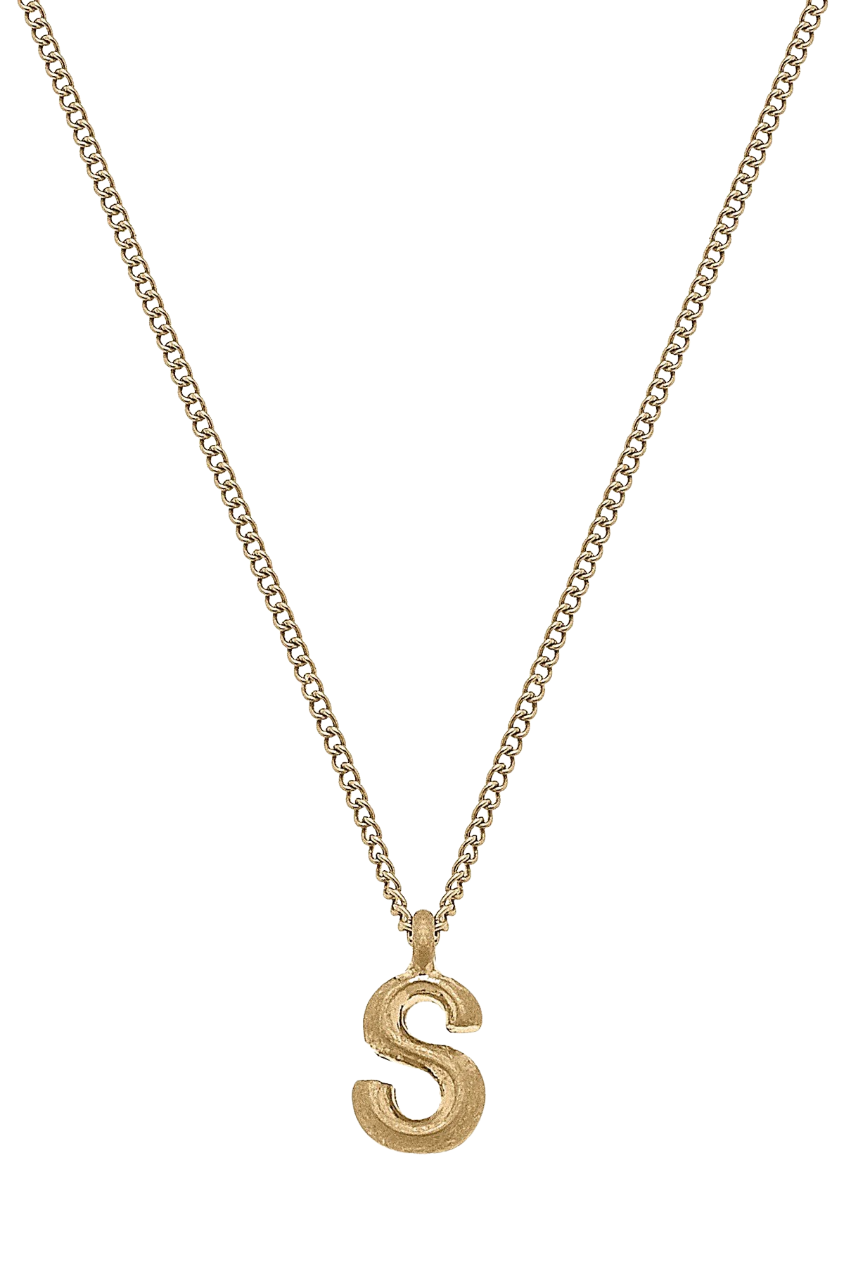 Necklaces- Canvas Initials Necklace