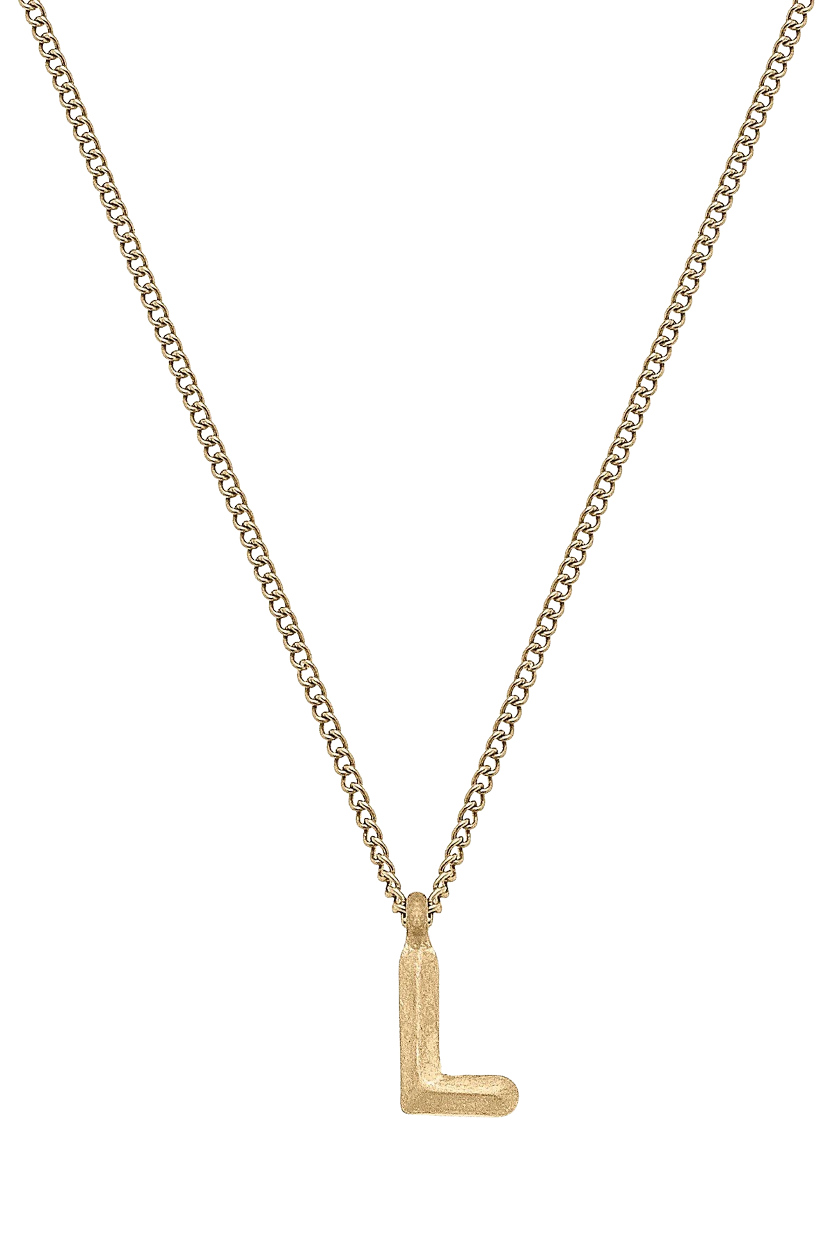 Necklaces- Canvas Initials Necklace