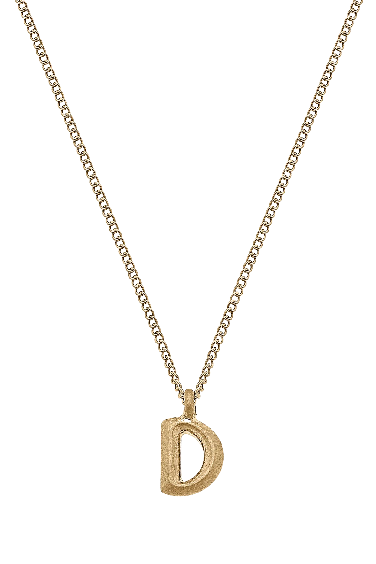 Necklaces- Canvas Initials Necklace