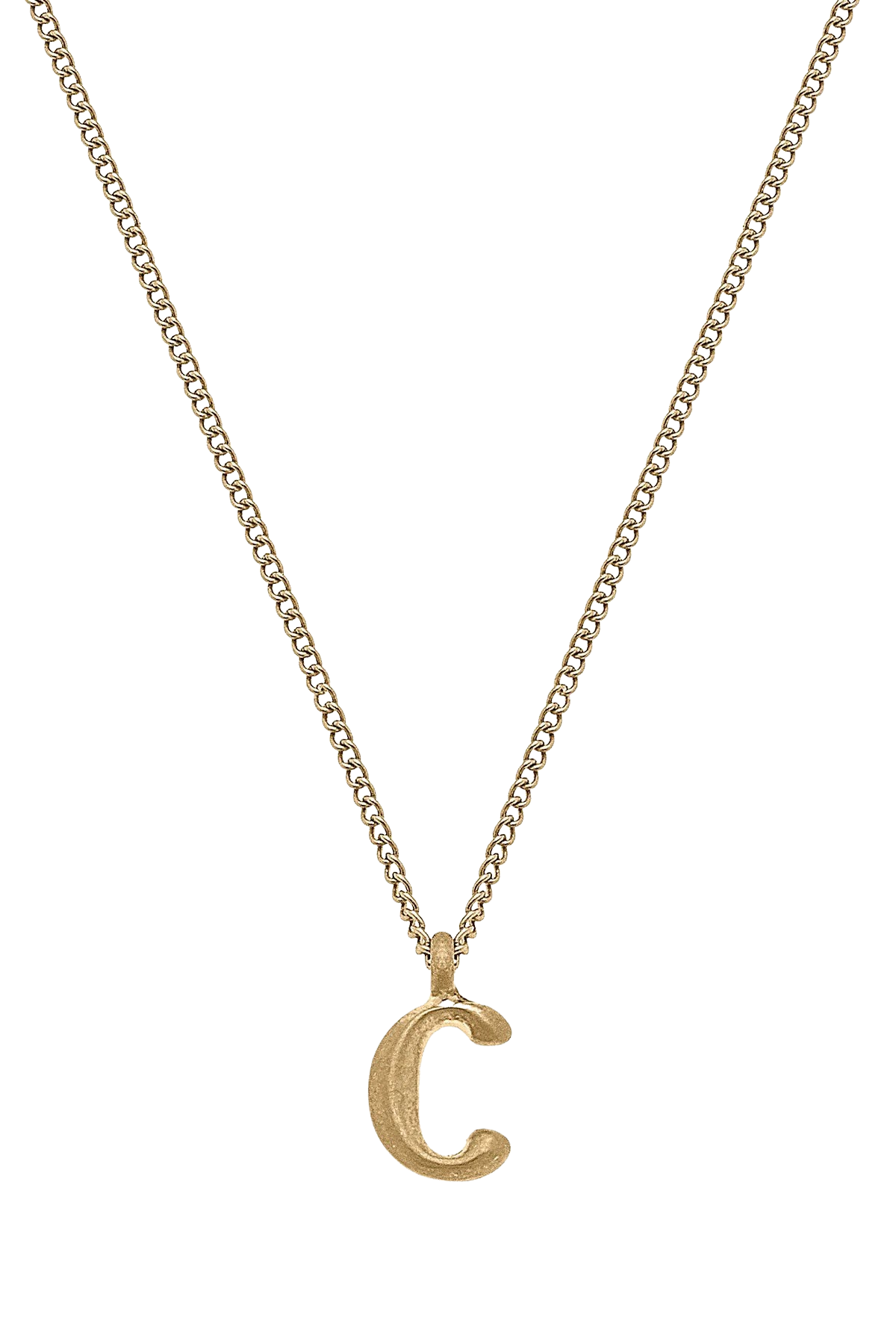 Necklaces- Canvas Initials Necklace