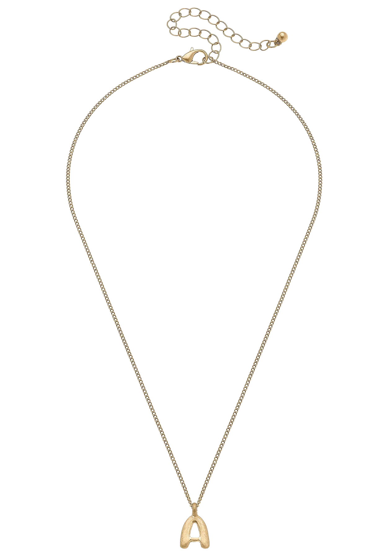 Necklaces- Canvas Initials Necklace