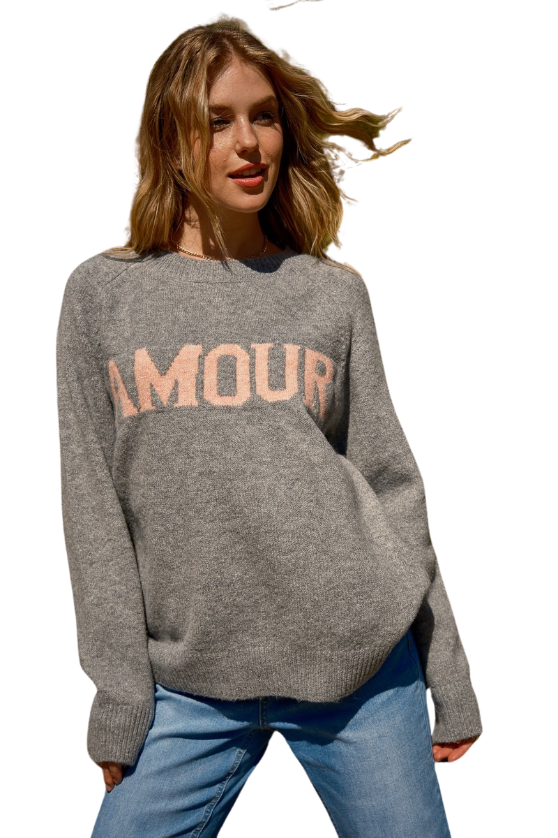 Apparel- And The Why Amour Pullover Sweater