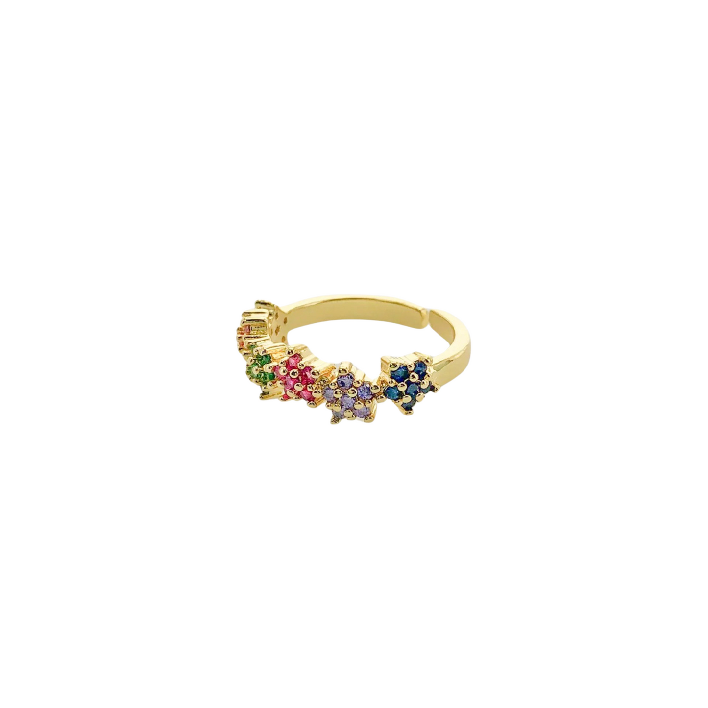 Rings- M&E Bling CZ Star Ring lrn152