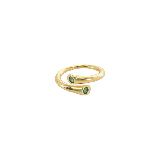 Rings- M&E Bling CZ Emerald Ring lrn233