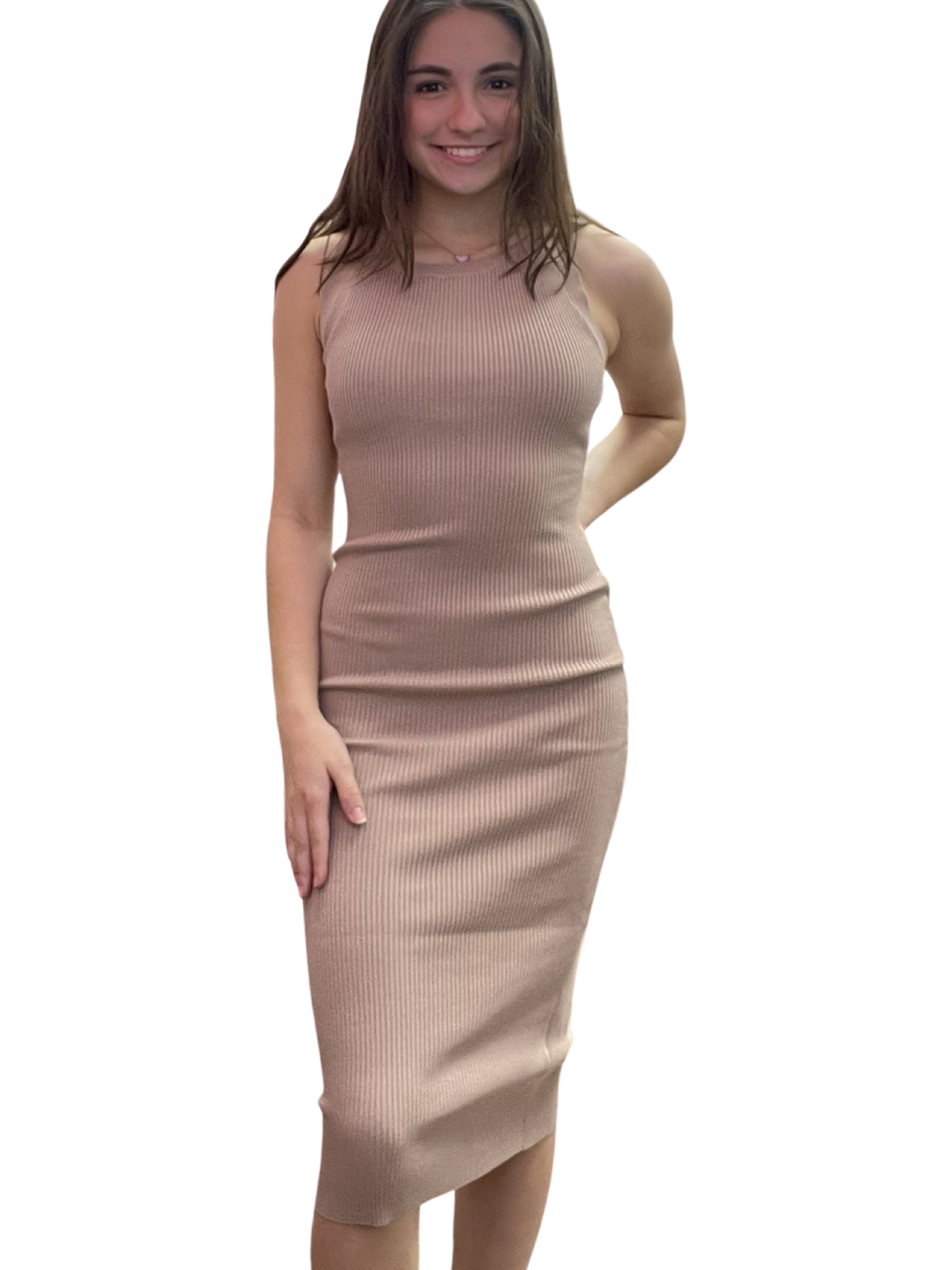 Apparel- The Workshop Ribbed Maxi Dress