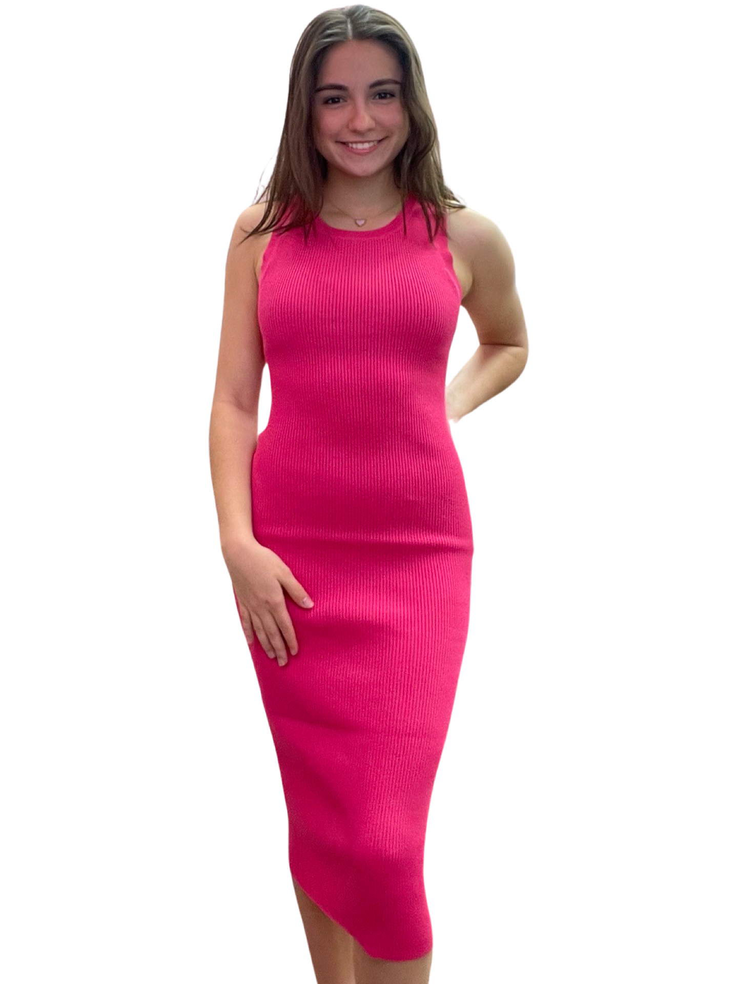Apparel- The Workshop Ribbed Maxi Dress