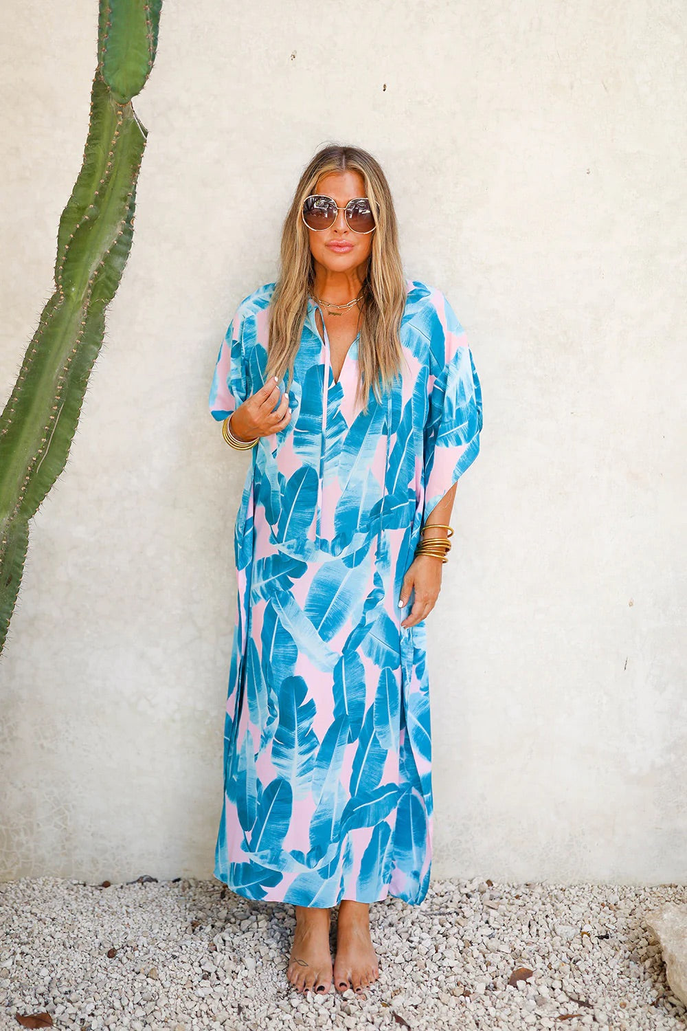 Apparel - Buddy Love Miller Caftan Beach Cover Up Maxi Dress