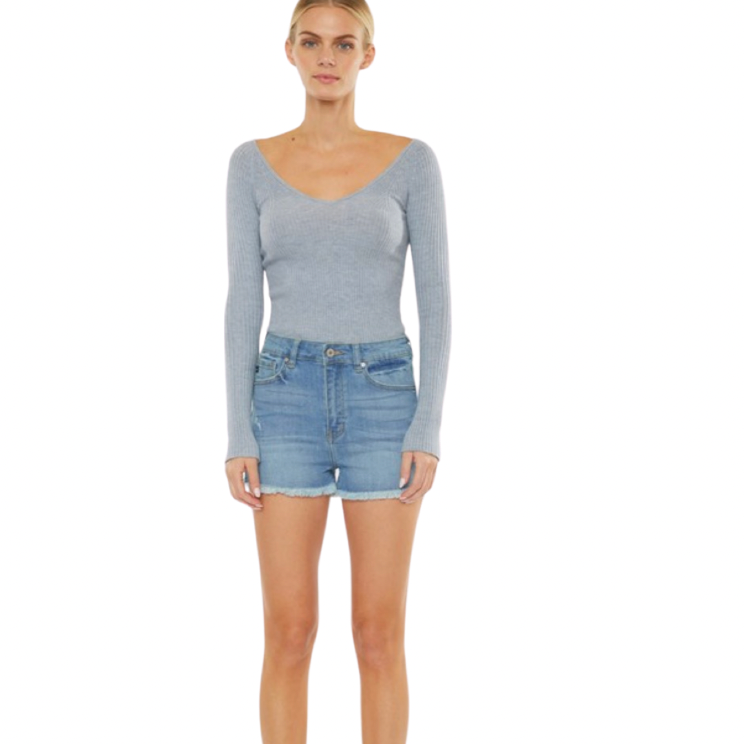 Apparel- Kan Can High Rise Denim Shorts