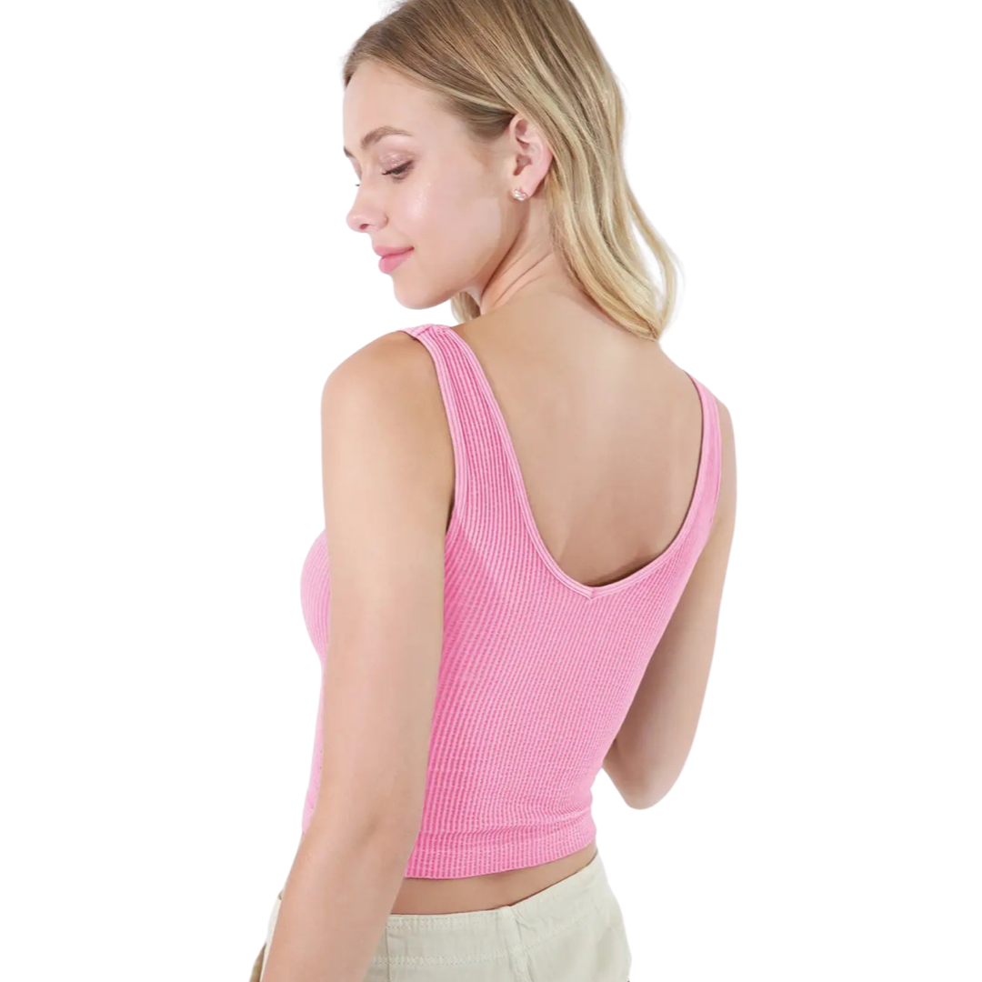 Seamless- Nikibiki Vintage Reversible Crop Top