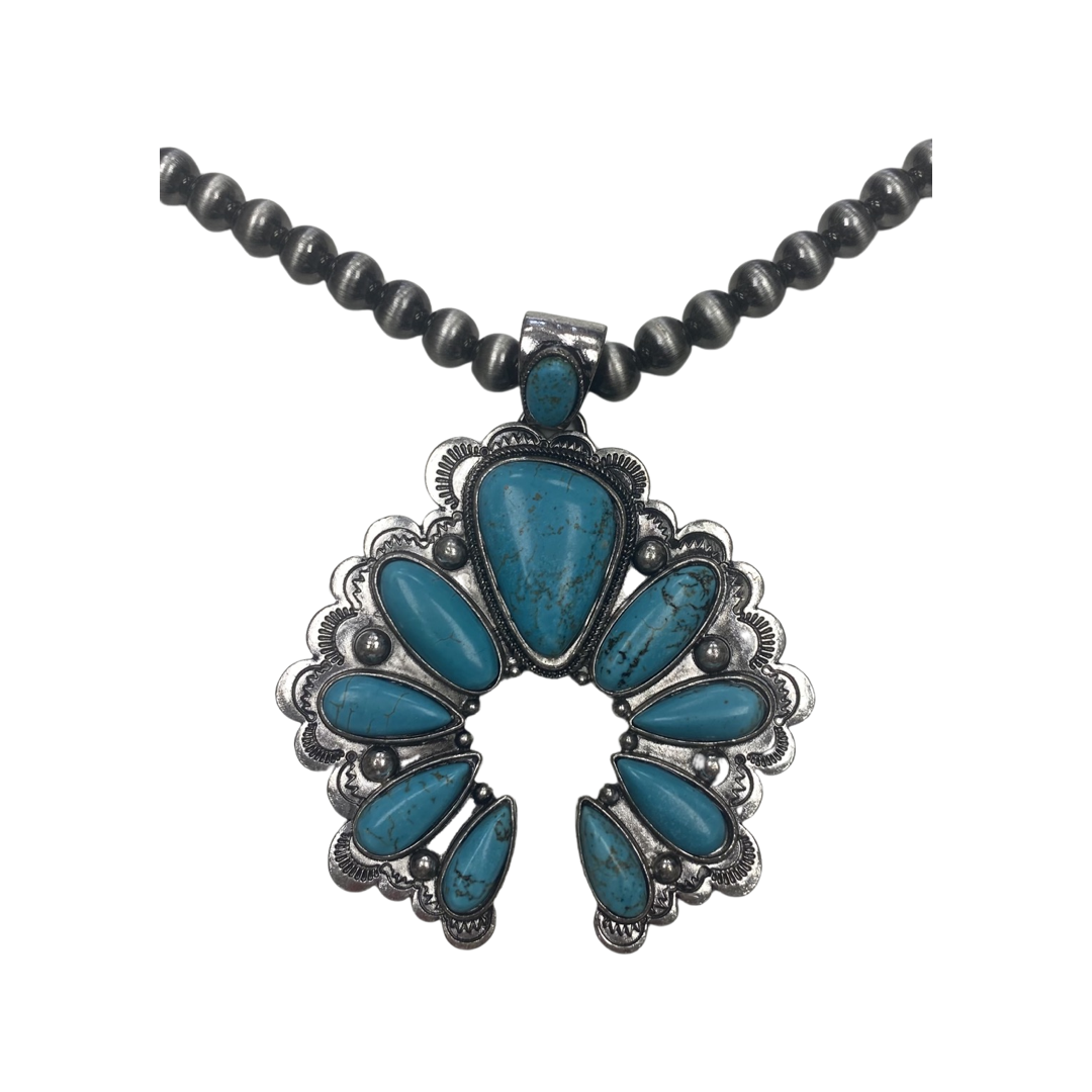 Necklaces- M&E Bling Squash Blossom