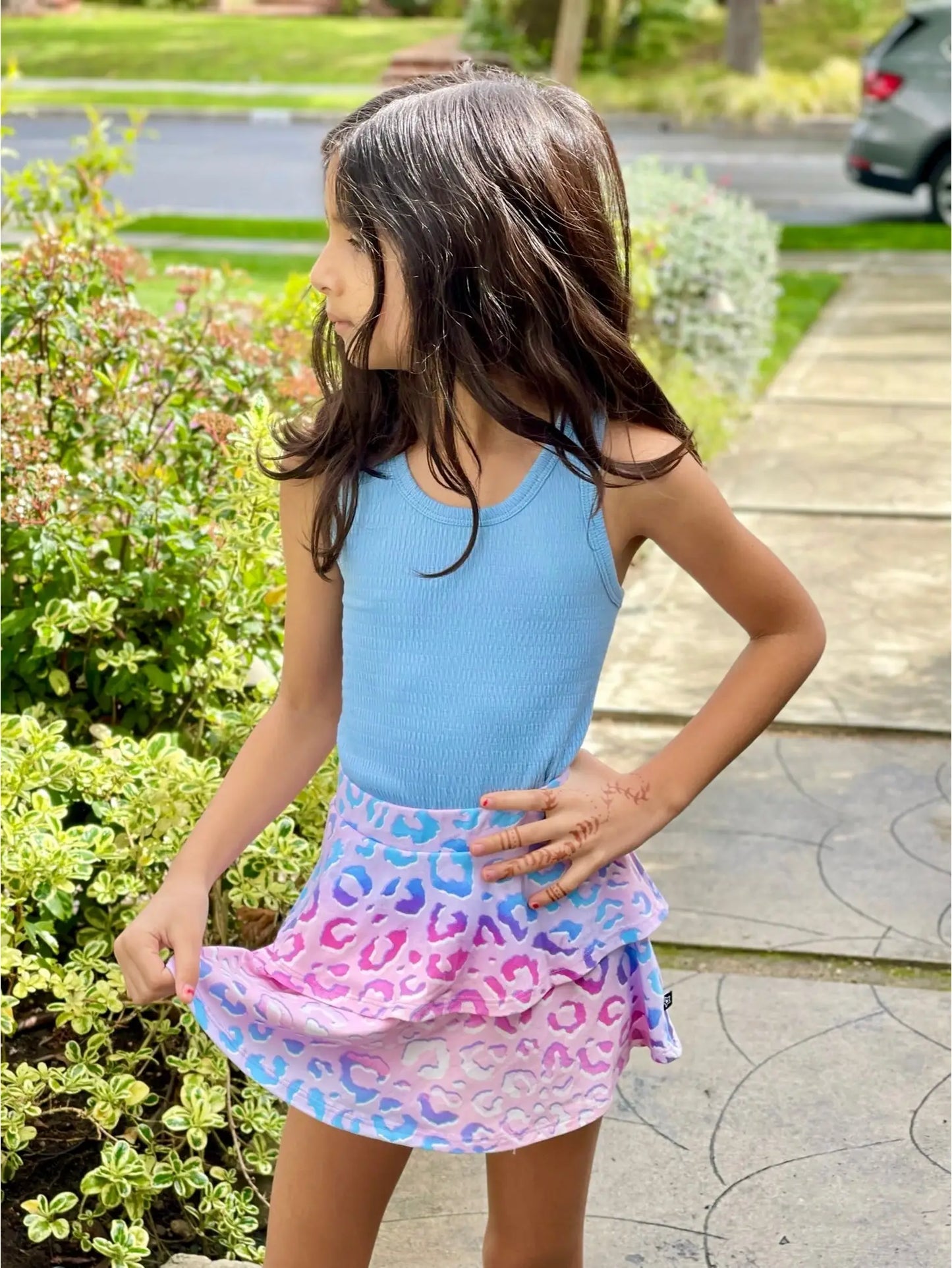 Apparel- PixieLane Smocked Jersey Back Tank