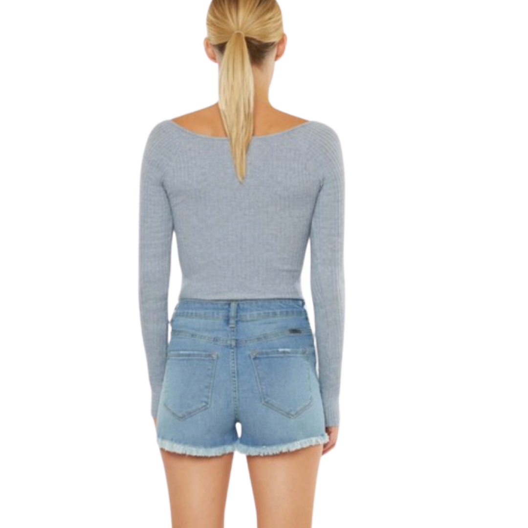 Apparel- Kan Can High Rise Denim Shorts