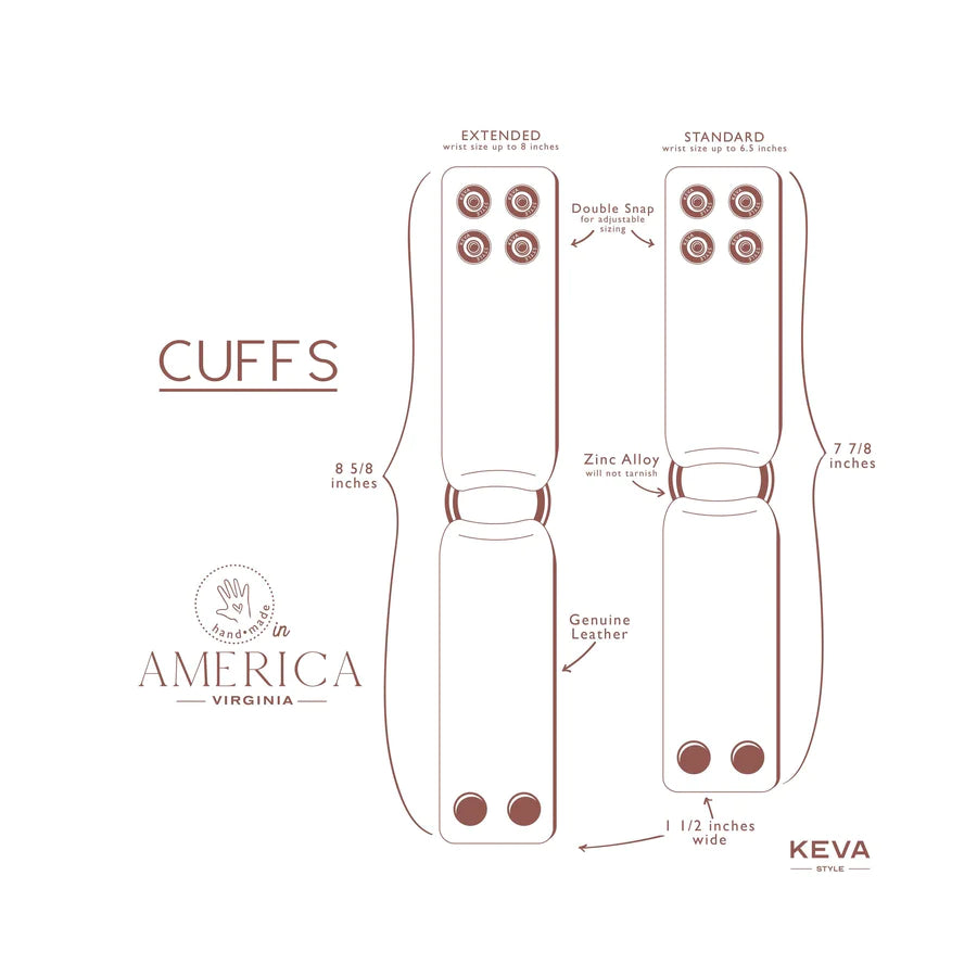 Bracelets- Keva Doloras Leather Cuff