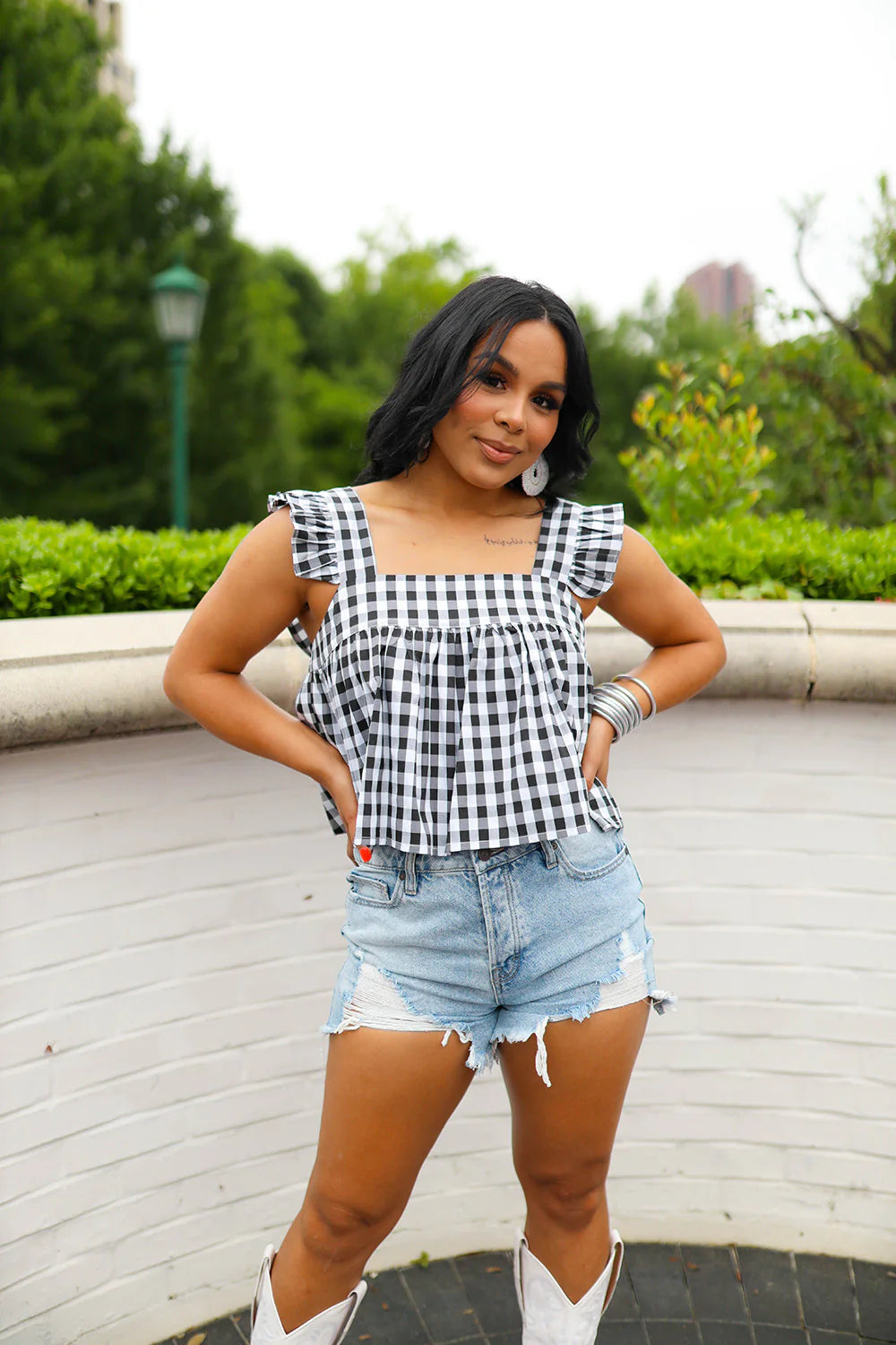 Apparel - Buddy Love Kyle Ruffle Swing Tank Top