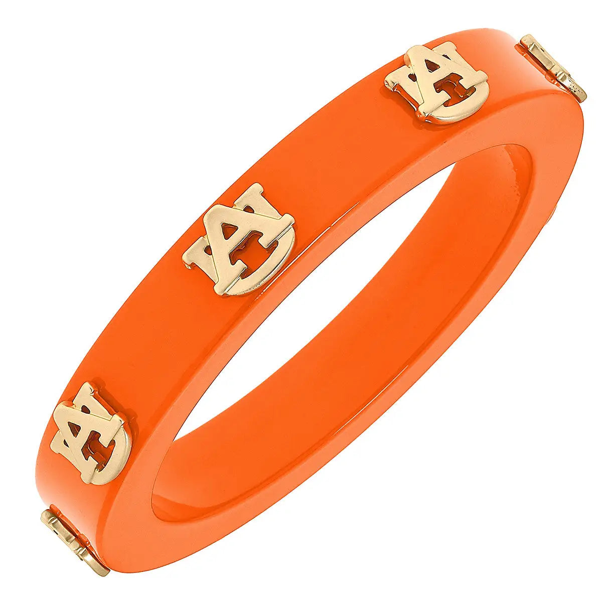 Bracelets- Canvas Game Day Auburn Tigers Resign Bangle