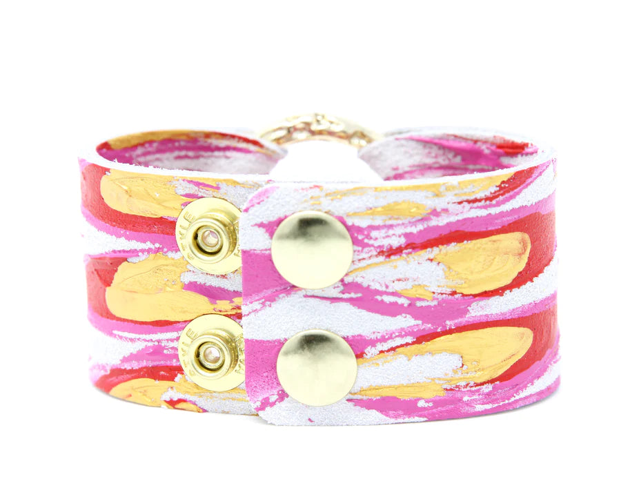 Bracelets- Keva Spread Your Wings Leather Cuff