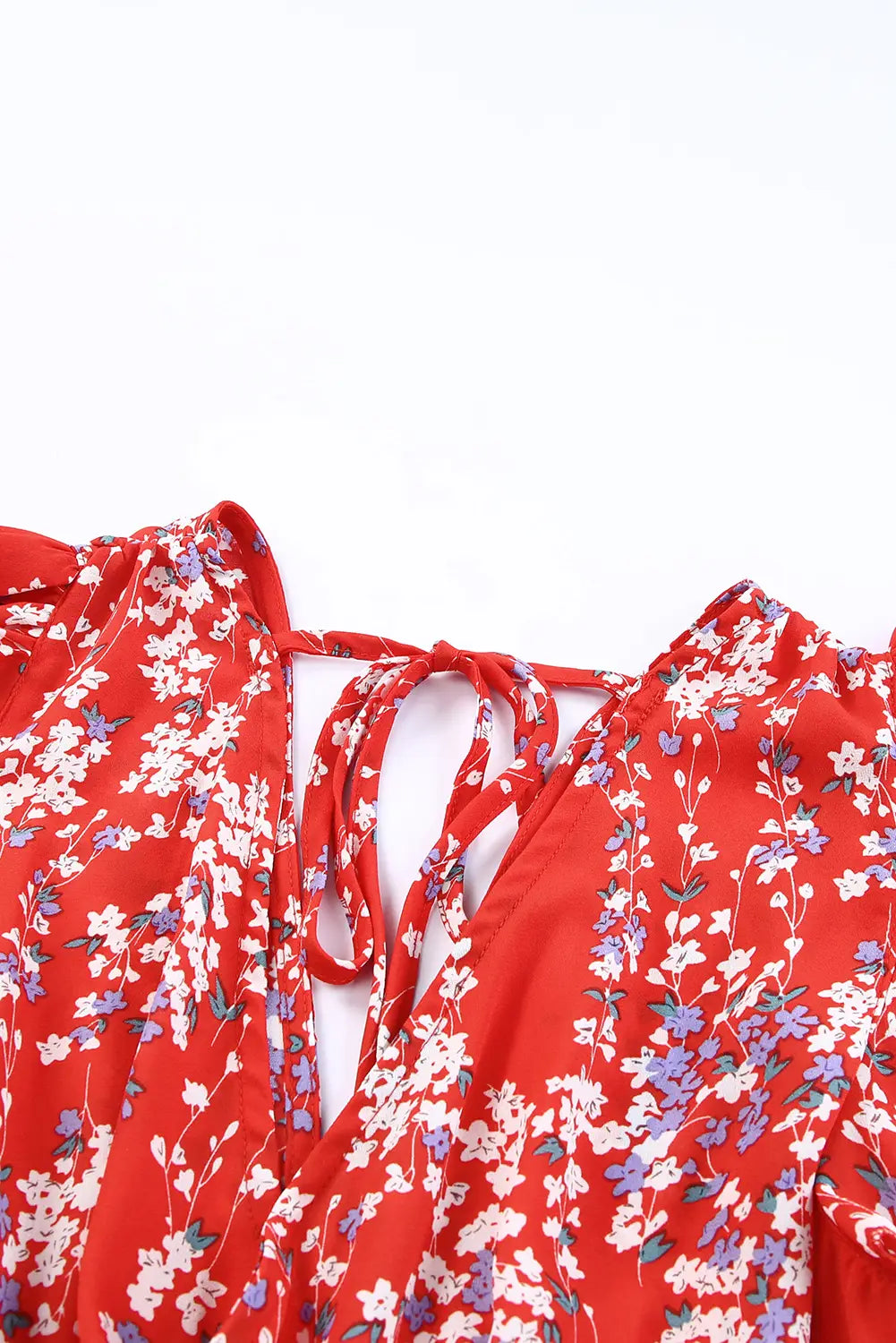 Apparel- PartyEight Multicolor Floral Ruffled Crop Top and Maxi Skirt Set