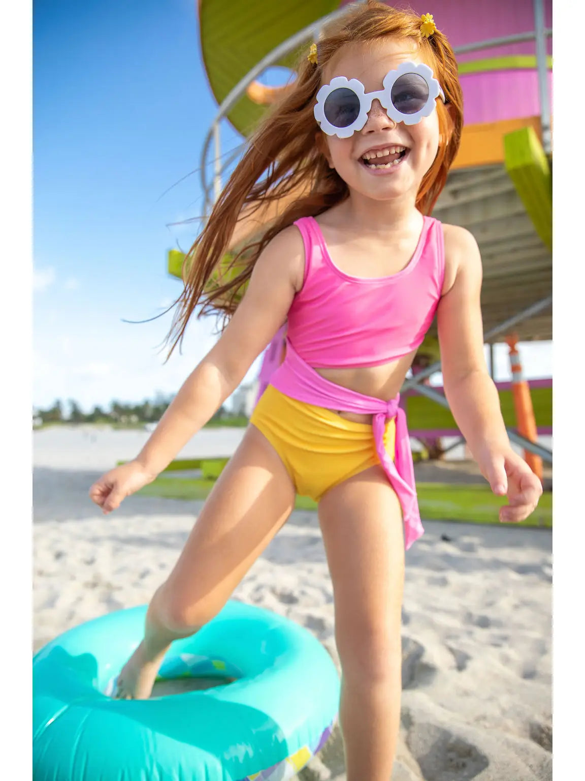 Girls- Blueberry Bay Sundance Breeze Swimsuit Swimwear