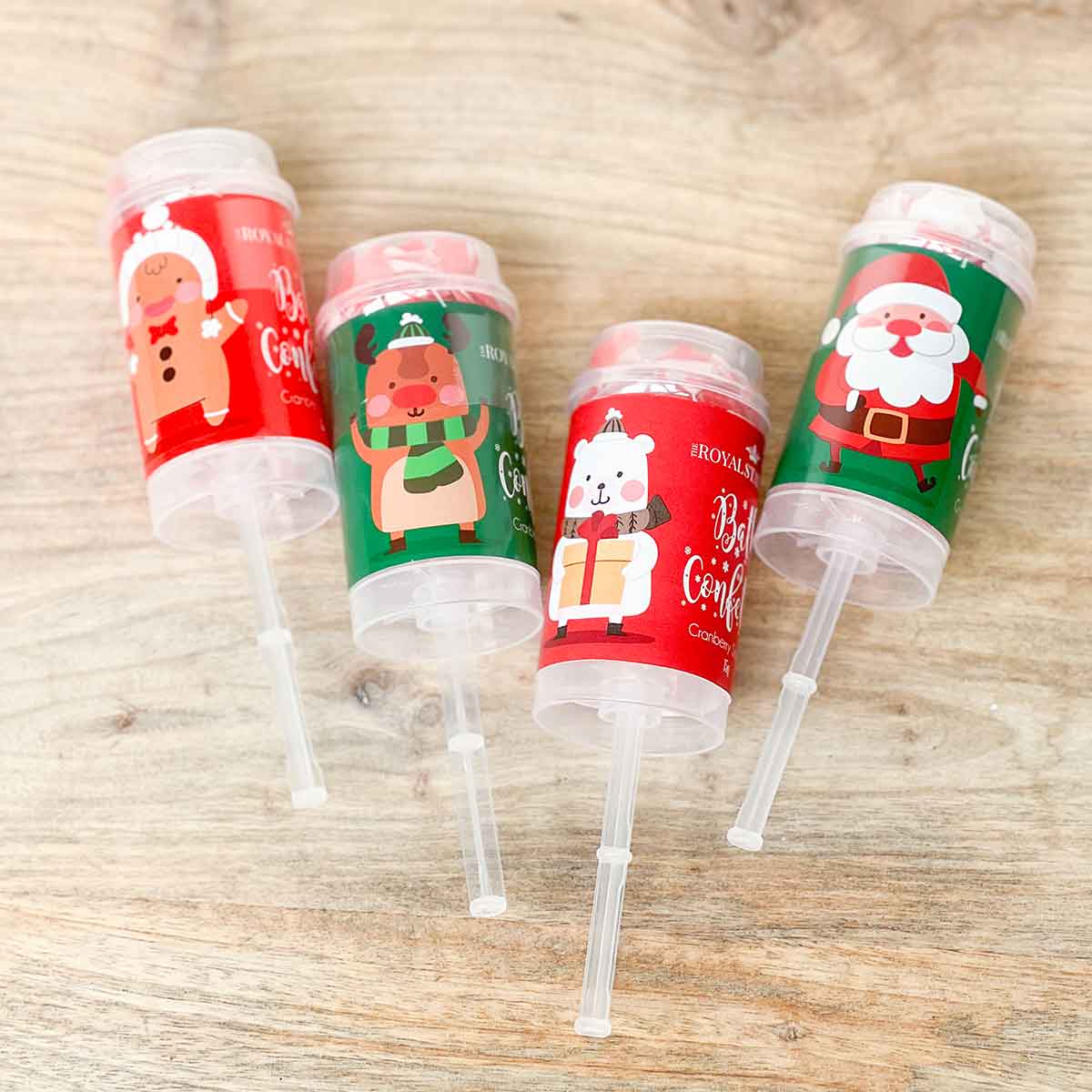 Body- Royal Standard Santa and Friends Bath Confetti Popper