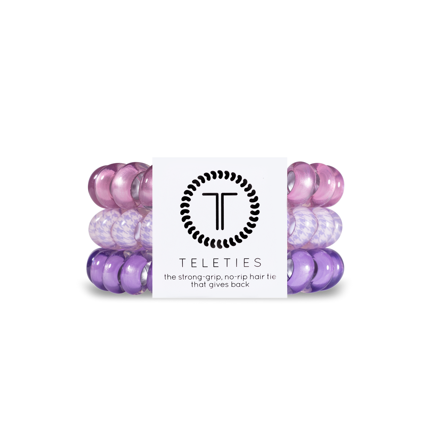 Hair- Teleties Hair Ties Pink Thistle