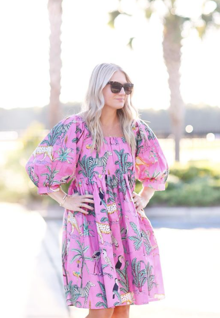 Apparel- Darlington Isle Pink Cayman Dress
