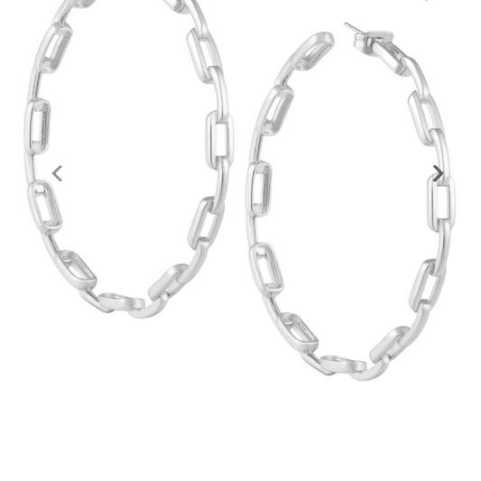 Earrings- Sahira Design Kaye Link Hoops