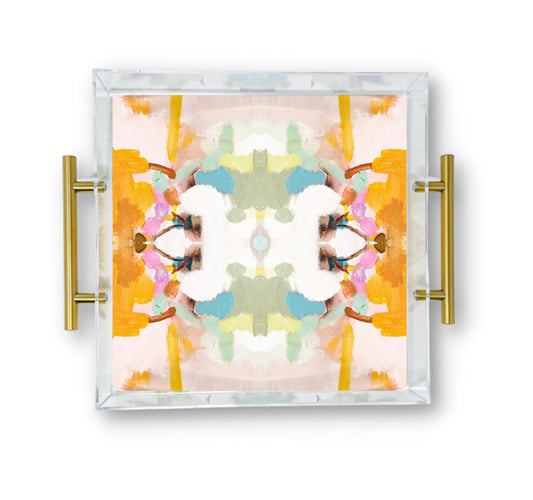 M&E Home Collection- Tart By Taylor Orange Crush Laura Park+ Tart Large Tray
