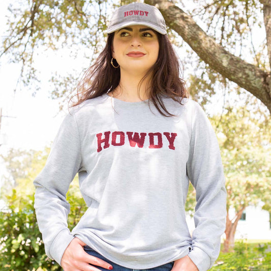 Apparel- Royal Standard Loungewear Howdy Campus Sweatshirt