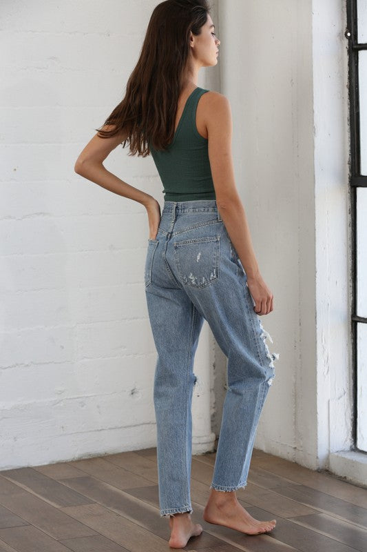 Seamless- By Together Ribbed Cropped Bra Tank