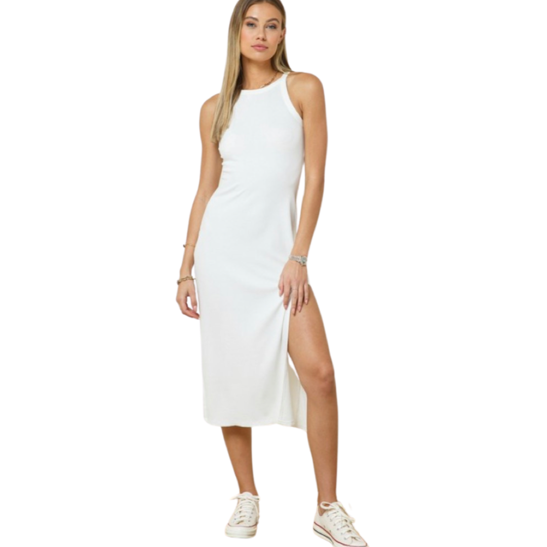 Apparel- Style Rack Ribbed Sleeveless Dress