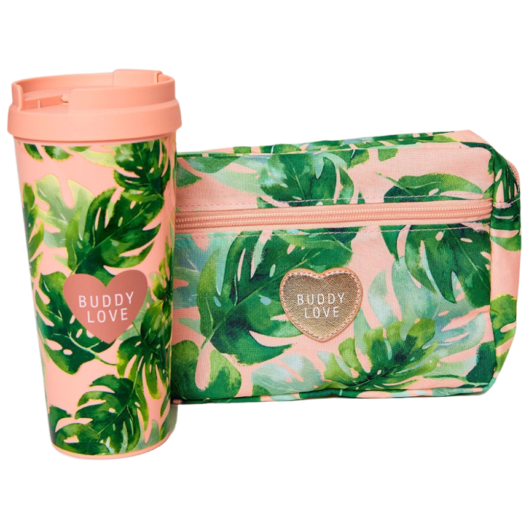 Bags- Buddy Love Cosmetic Bag Palm