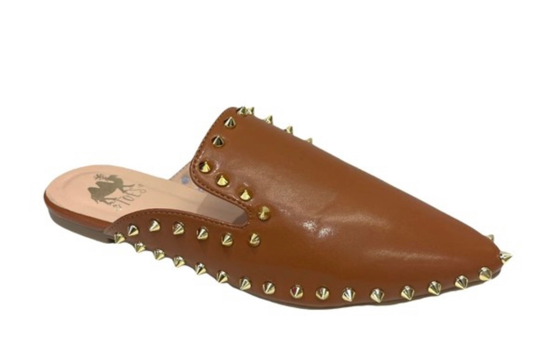 Shoes- Camel Threads Clair Mule in Camel