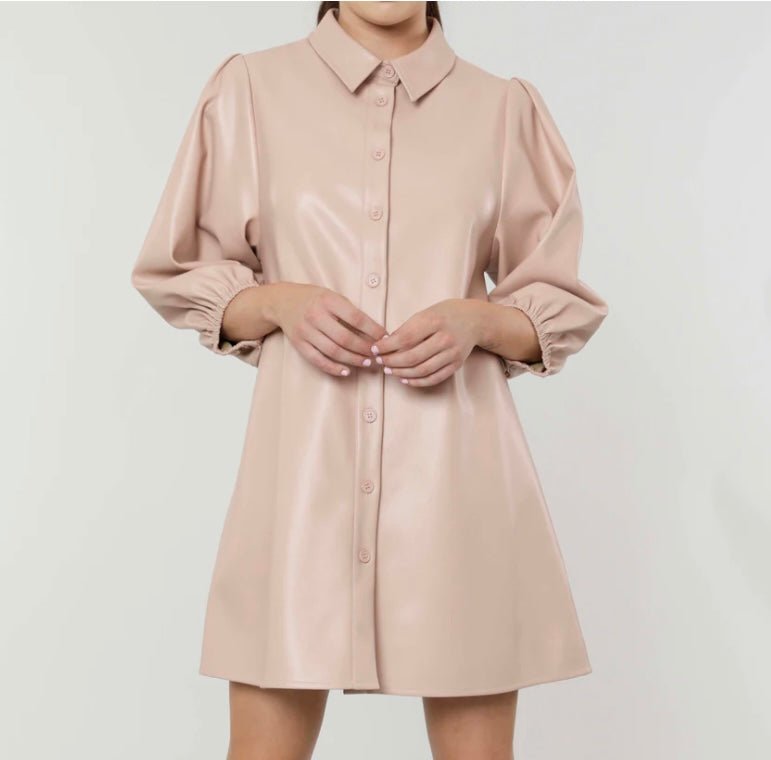 Apparel- Dolce Cabo Vegan Leather Tunic
