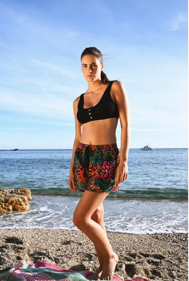 Apparel- Le Bain par Molly Bracken Swimwear Cover Up Shorts