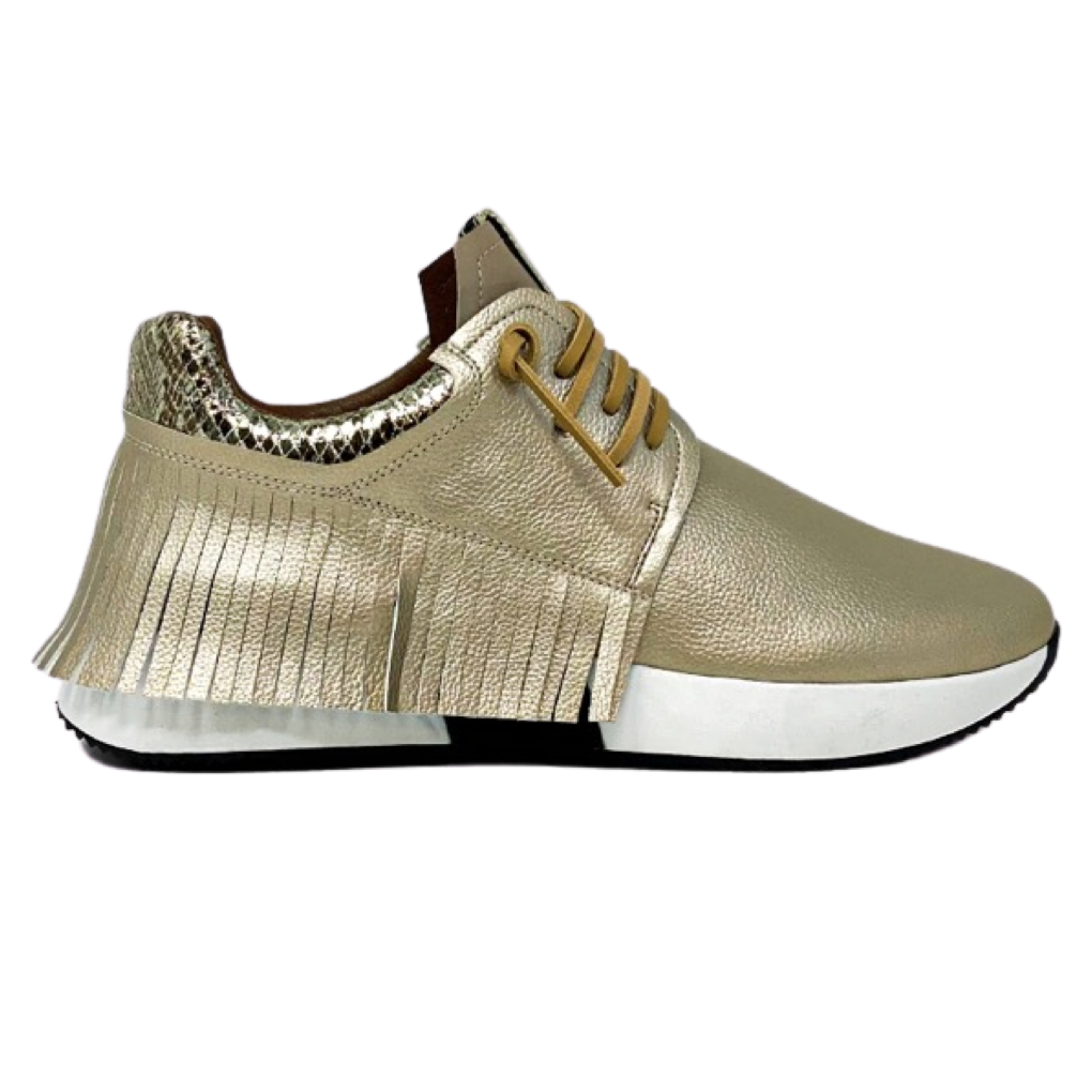 Sneakers- Shu Shop Pepa Fringed Sneaker Gold