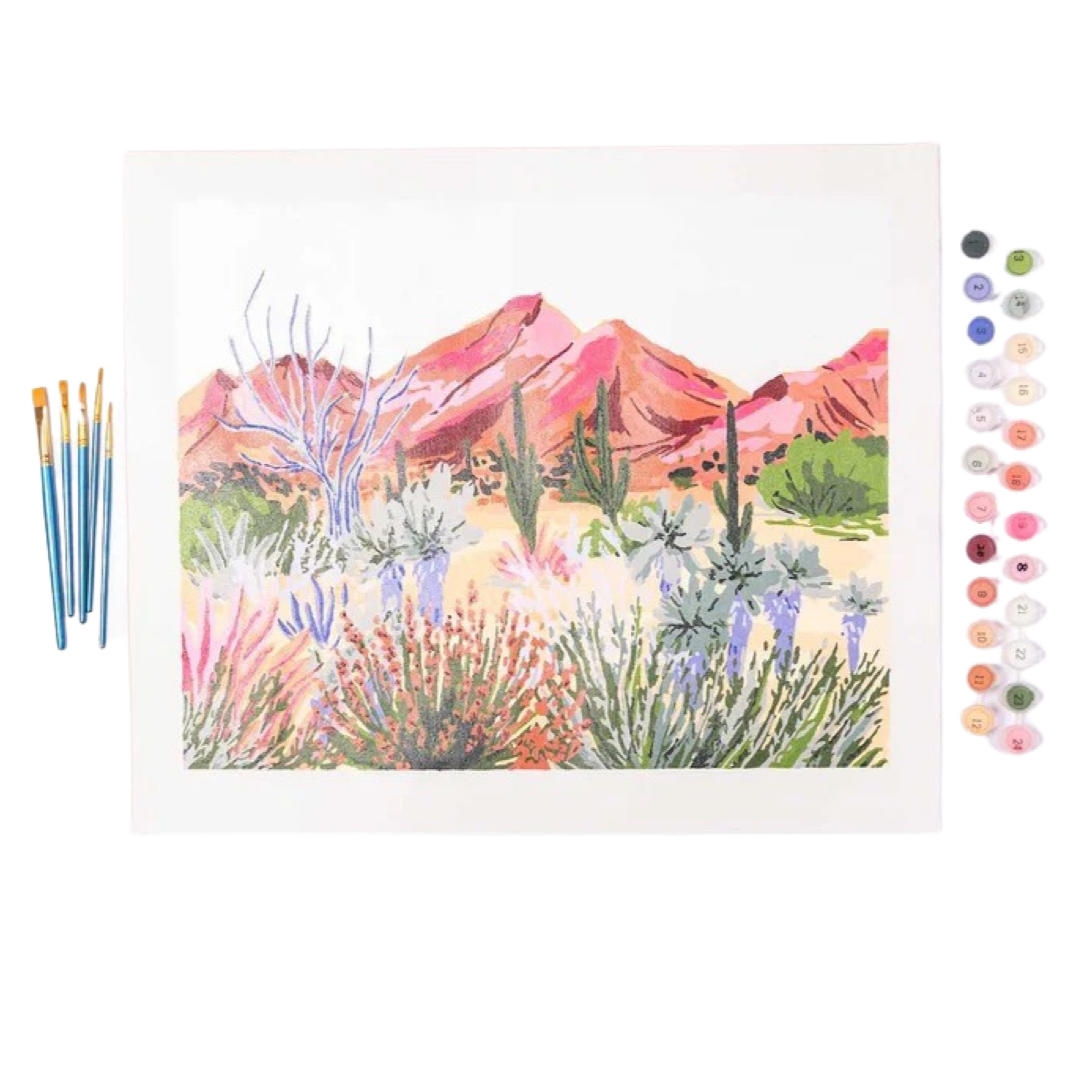 Home- Let’s Paint Anywhere Painting Kits- Bright Desert