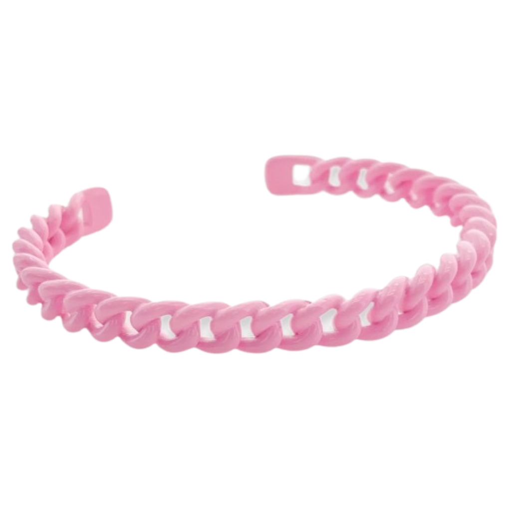 Bracelets- M&E Bling Curb Chain Cuffs