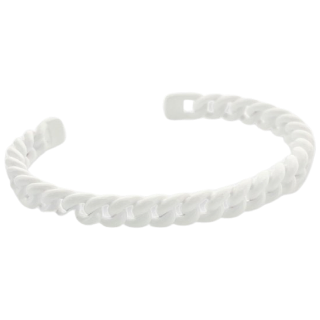 Bracelets- M&E Bling Curb Chain Cuffs