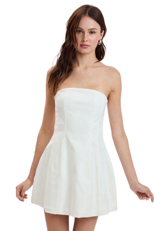 Sky to Moon Color Line Bodycon Mini Dress