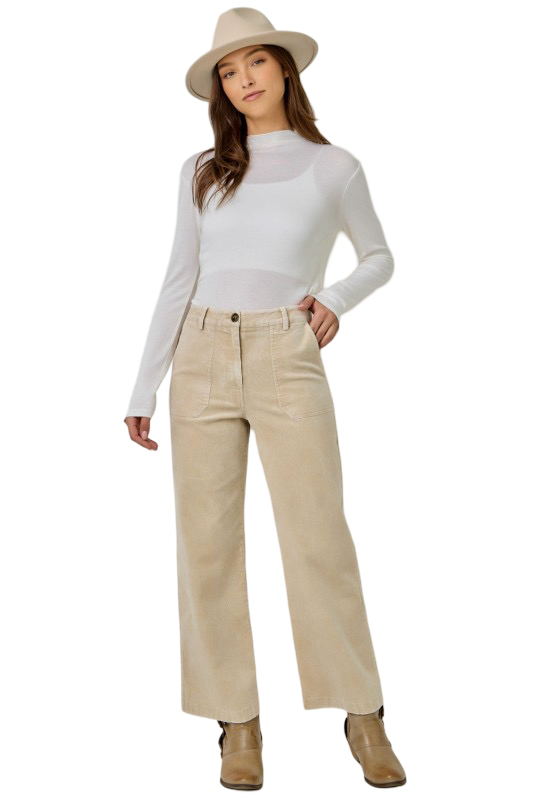 Mystree Washed Corduroy Trouser Pants