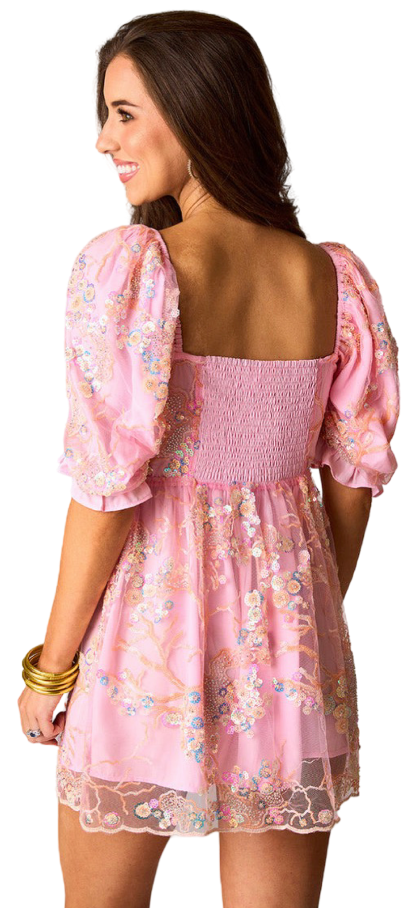 Apparel- Buddy Love Colby Puff Sleeve Dress