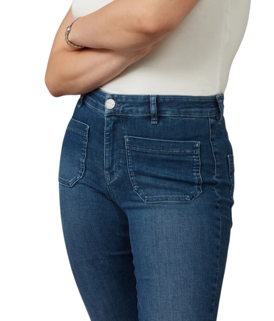 Apparel- Lola Jeans Gene Mid Rise Bootcut Jeans