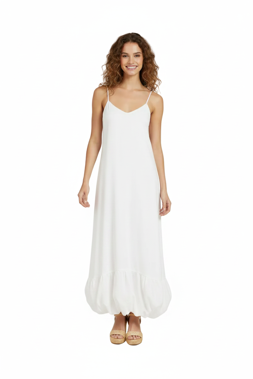 Needii Bubble Hem Maxi Dress