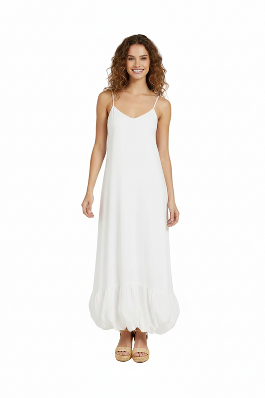 Needii Bubble Hem Maxi Dress