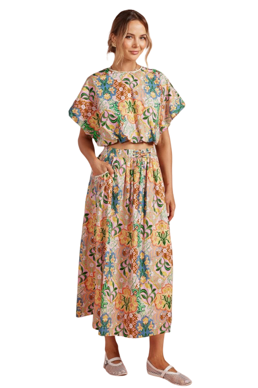 Strut and Bolt Multi Flower Printed Set