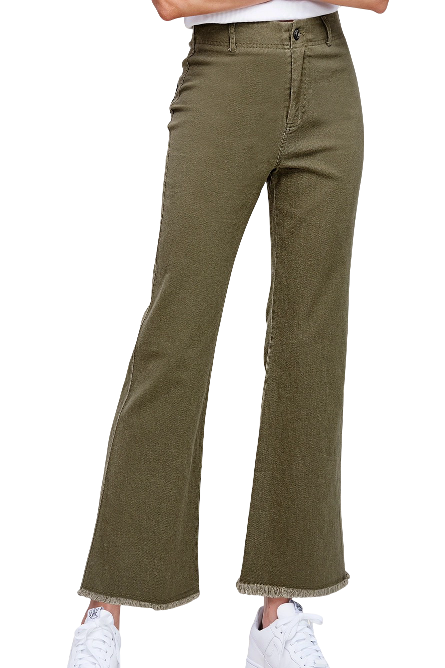 Apparel- La Miel Soft Stretch High Waisted Flare Pant